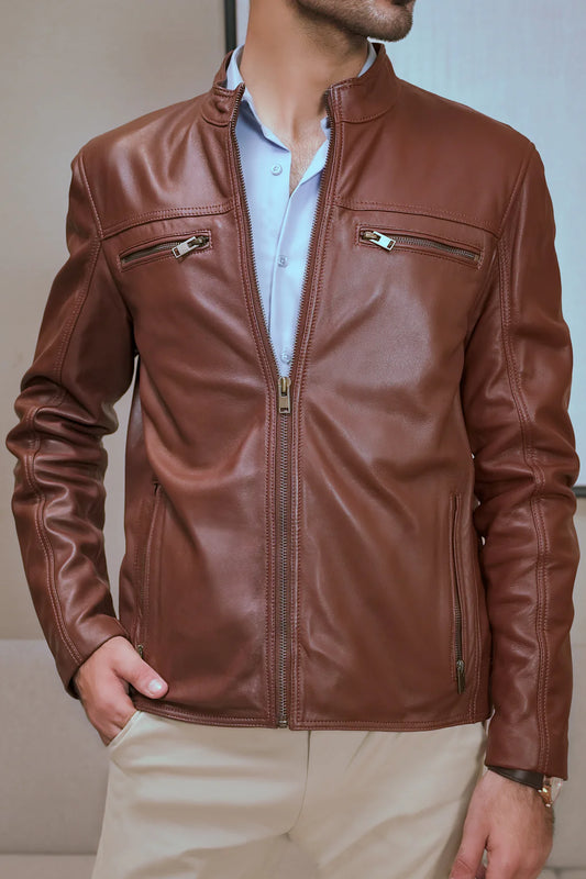 Premium Leather Jacket – Stylish | Durable | males