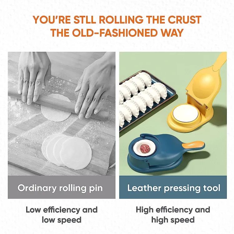 Samosa Pastry Dough Maker Dumpling Maker Dumpling Mold Dumpling Press Machine Dumpling Maker Mould Kitchen Hand Dumpling Making Tools Ravioli Mould Wrapper Baking Pastry Manual Press Maker