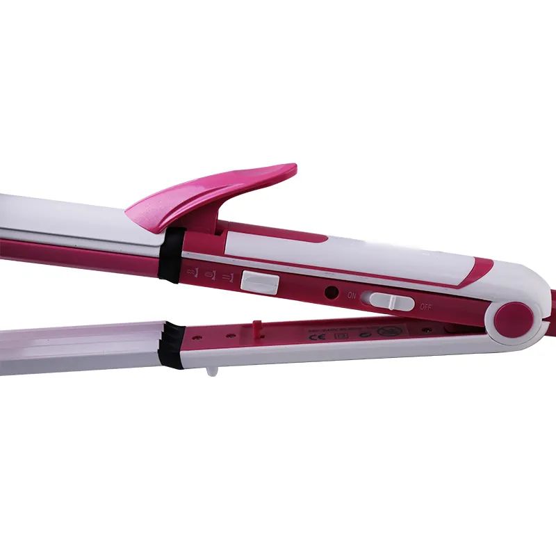 Shinon SH-8088 3 In 1 Professional Electric Hair Straightener - Best Quality series with 360 Rotation Swivel Cord - All In 1 Curling Rolling Crimping - Curler - Hair Roller