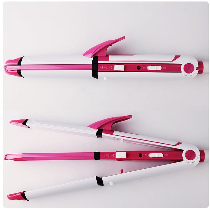 Shinon SH-8088 3 In 1 Professional Electric Hair Straightener - Best Quality series with 360 Rotation Swivel Cord - All In 1 Curling Rolling Crimping - Curler - Hair Roller